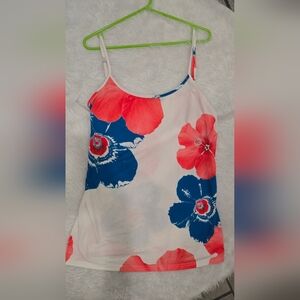Lily Red and Blue Sleeveless‎ Camisole Top